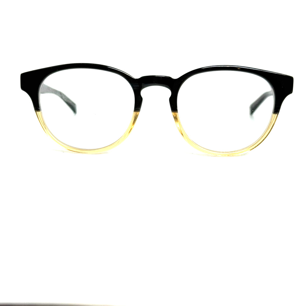 Warby Parker PERCEY 124 48-20-140 Black/Tan Full Rim Eyeglasses Frame 20312